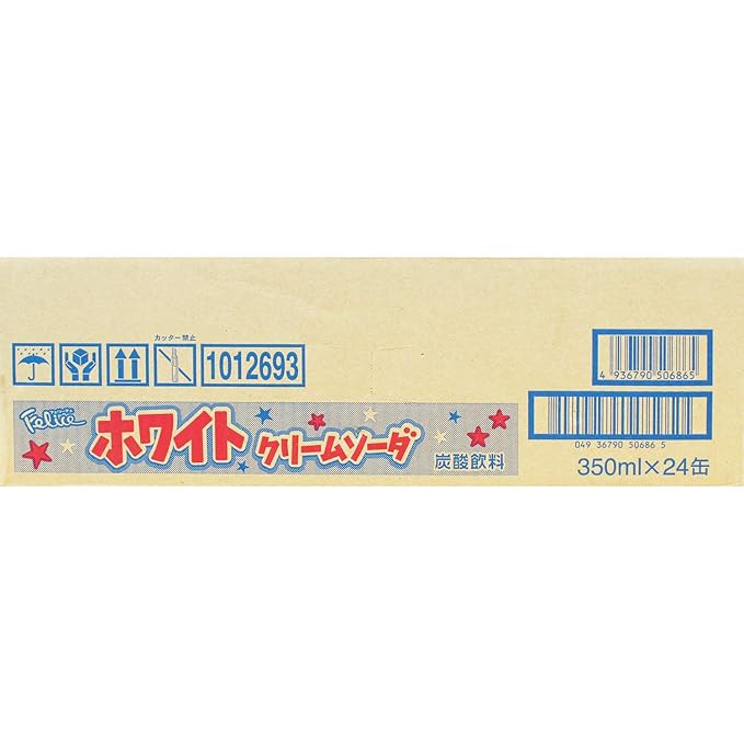 Felice White Cream Soda 11.83 fl oz 24 packs