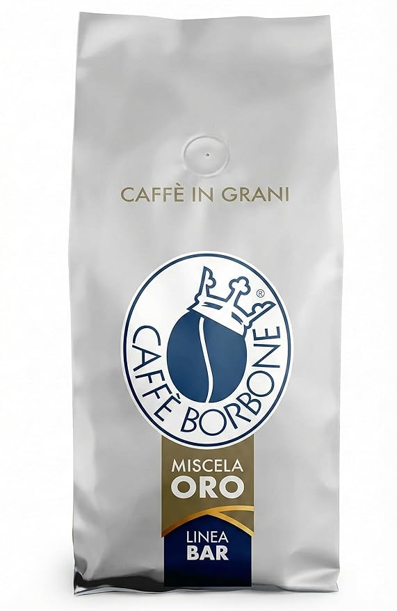 Caffè Borbone Whole Bean Coffee Medium-Dark Roast Gold Blend Authentic Italian Coffee 2.2 lb Bag