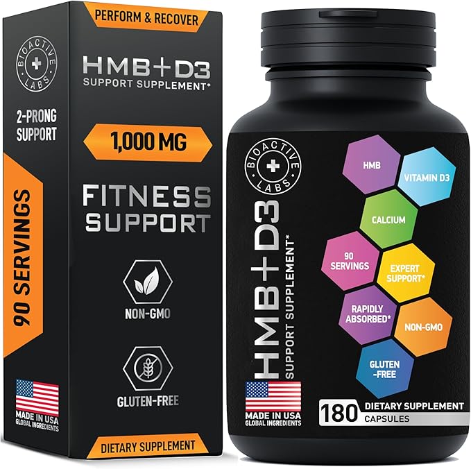 Thermogenic Multi Collagen Burn and HMB D3 Supplement - Fitness and Weight Loss Bundle