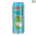 Parrot Brand 100% Coconut Water with Pulp 16.6 fl. oz. (Pack of 12)