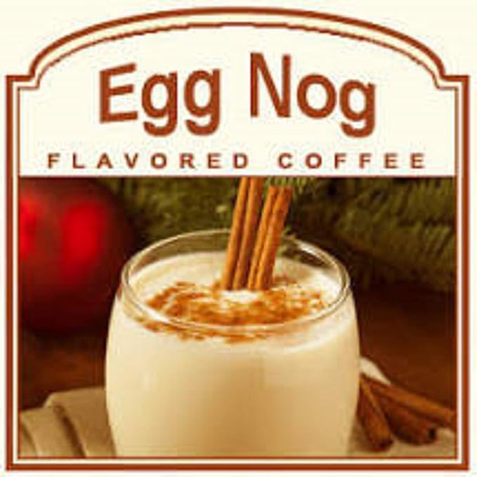 World Market Coffee Seasonal Holiday Eggnog Ground Coffee - Pack of 2 Bags - 12 oz Per Bag - 24 oz Total - Bulk Limited Edition Ground World Market Coffee