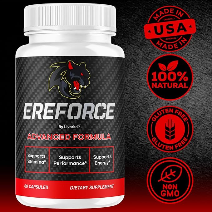 (2 Pack) Ereforce - Ereforce Capsules Advanced Daily Formula Premium All Natural Ingredients- Maximum Strength EreforcePills Support Reviews for Overall Health and Wellness 120 Capsules for 2 Months
