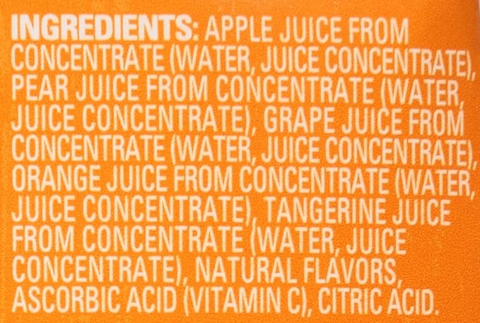 Juicy Juice Orange Tangerine 4.23 Ounce Boxes 8 Count (Pack of 5)