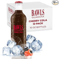 BAWLS Guarana Cherry Cola BAWLS Guarana Drink Guarana Soda Guarana Fueled Soda for Energy High Energy Caffeinated Drink 10oz 12 Pack Glass Bottles