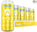 RYSE Fuel Energy Drink - Frosted Lemonade - Sugar Free - 200mg Natural Caffeine New Formula to Supports Cognitive Health &amp Improves Focus - No Artificial Colors - 16 fl oz Cans (12-Pack)