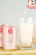 KauffmanTreats Frannie Sparkling Beverage- Zero Calories &amp Sugar Aspertame Free: 8-Ct 12 Oz. Cans (Pink Pomelo Paloma)