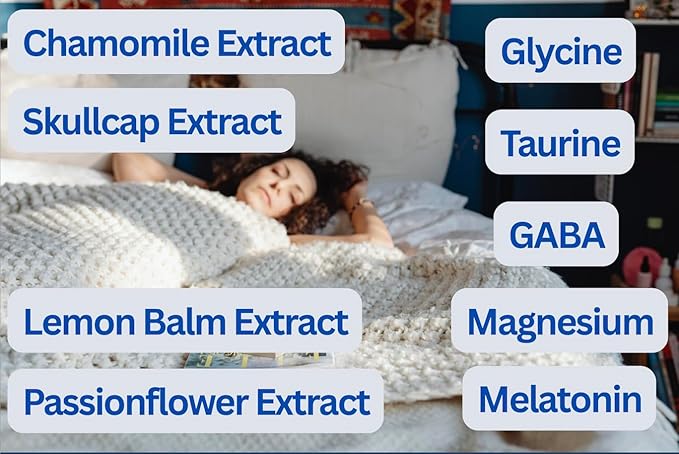 Rooted | Natural Sleep Supplement for Adults - Magnesium Sleep Aid Natural Supplement - Calming with GABA Chamomile &amp Lemon Balm | Relaxation &amp Sleepaid | Rooted Rest | 100 Tablets