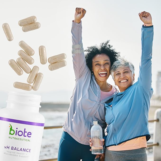 Biote Nutraceuticals - vH Balance - Vaginal Health + Microbiome Support (30 Capsules)