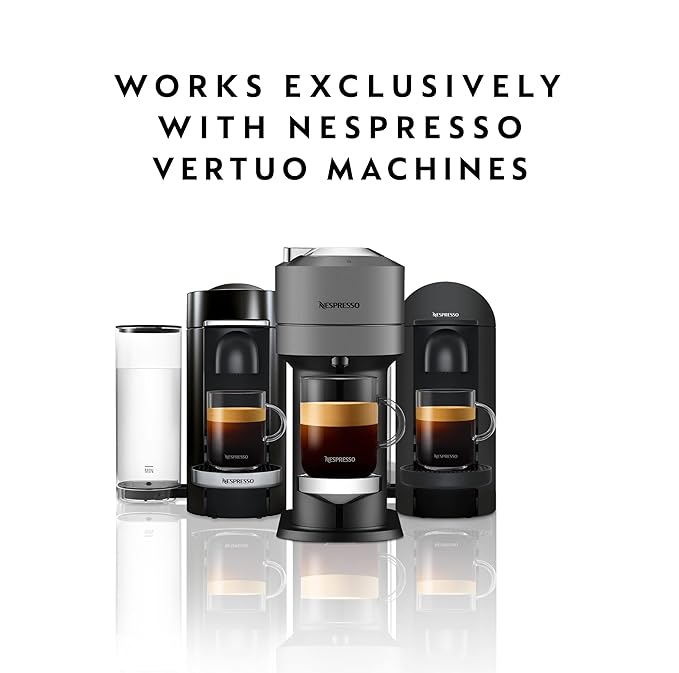 Nespresso Capsules Vertuo Intense Variety Pack Dark Roast Coffee 40-Count Coffee &amp Espresso Pods Brews 7.8oz. and 1.35oz.
