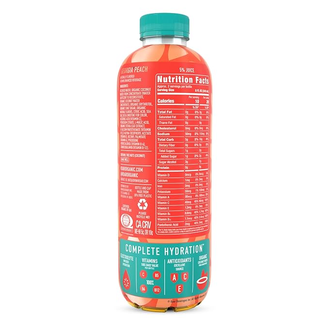 ROAR Complete Hydration Organic Variety Pack - Electrolyte Drinks Loaded with Vitamins C B5 B12 - Hydrating Beverage Non-GMO Gluten-Free - 12 pc