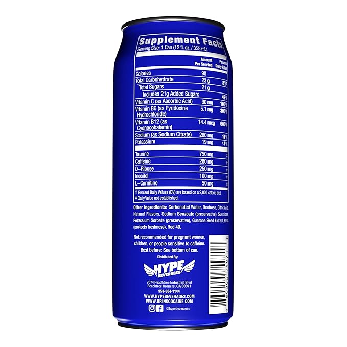Cocaine Energy Drinks 12 ounce cans 12 packs (Original)