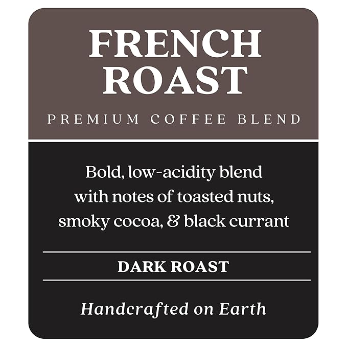 Copper Moon Single Serve Coffee Pods for Keurig K-Cup Brewers Dark Roast French Roast Blend 80 Count