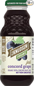 R.W. Knudsen Organic Just Concord Grape Juice 8 fl oz (12 Pack)