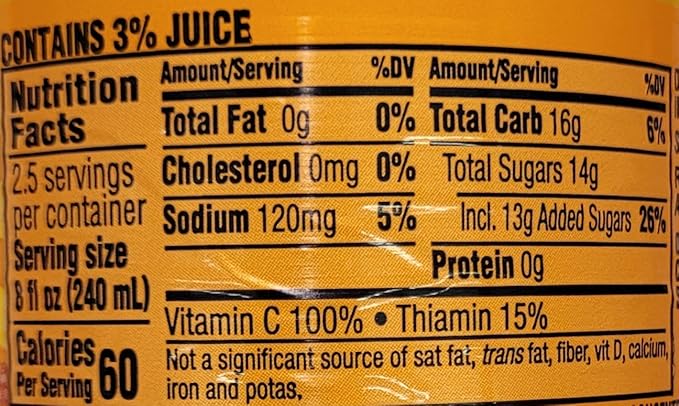 SunnyD 20 oz Bottles 24 Pack