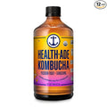 Health-Ade Kombucha Tea Organic Drink Fermented Tea with Living Probiotics Detoxifying Acids Supports Gut Health Non-GMO Vegan Gluten Free 12 Pack (16 Fl Oz Bottles) Passion Fruit Tangerine