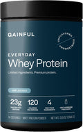 Gainful Everyday Whey Protein Powder 23g Protein per Serving Unflavored Supports Muscle Growth Recovery &amp Daily Nutrition with Whey Isolate Casein &amp No Artificial Ingredients 14 Servi