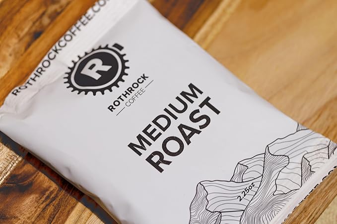 Rothrock Coffee - Medium Roast - Pre-Ground Fractional Coffee - 2.25 Ounce 36 Count