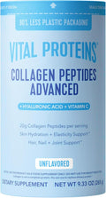 Vital Proteins Collagen Peptides Powder Advanced with Hyaluronic Acid &amp Vitamin C Collagen Supplements Unflavored 12 Servings