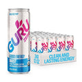 GURU ZERO SUGAR Wild Ice Pop Organic Energy Drinks Clean Energy Drink with Plant Based Natural Caffeine from Green Tea Coconut Water Prebiotic Zero Added sugars Gluten Free and Vegan Pre Workout