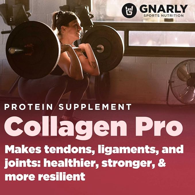 Gnarly Collagen Pro Unflavored (15.87oz) and Gnarly Preworkout Strawberry Lemonade (14.82oz)