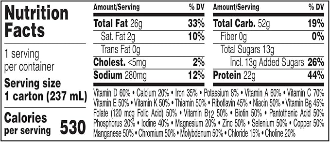 Boost Very High Calorie Strawberry Nutritional Drink – 22g Protein &amp Very High Calorie Chocolate Nutritional Drink – 22g Protein 530 Nutrient Rich Calories 8 Fl Oz (Pack of 24)