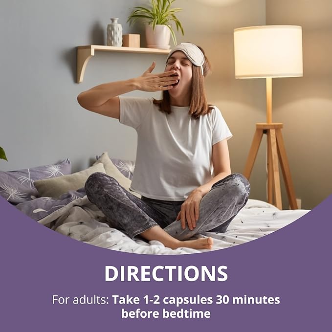 NuBest Sleep Xtra | Supports Healthy Sleep for Adults | Vitamin B6 Melatonin Ashwagandha Chamomile Valerian &amp More - Non Habit-Forming | 60 Vegan Capsules | Pack 2
