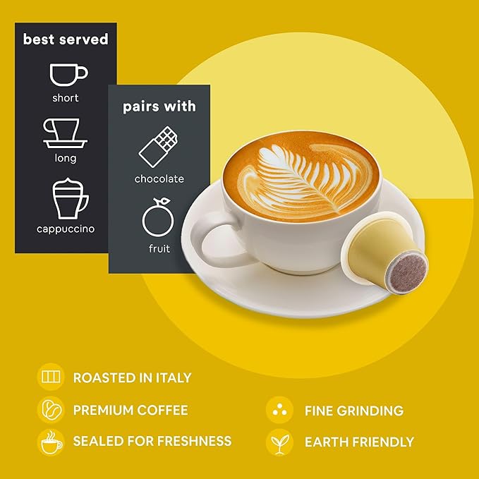 WOKEN COFFEE Compostable Nespresso Pods | Mixed Collection | Arabica Cremoso Light &amp Dark Roast | Roasted USA | Compatible With Nespresso Original Machines | Eco-Friendly Biodegradable Coffee C