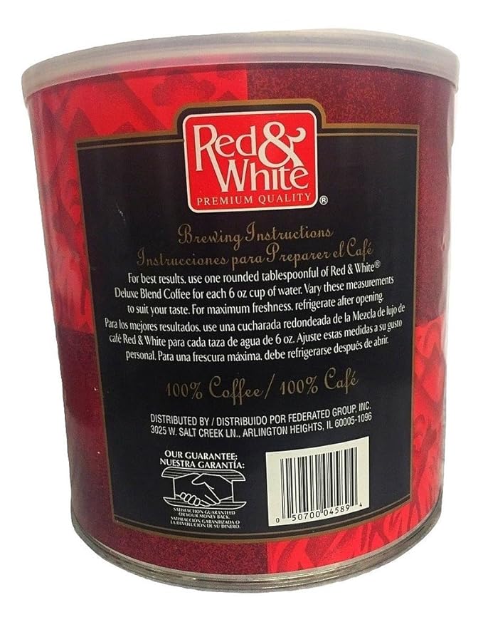 Red &amp White Premium Quality For All Coffee Makers Deluxe Blend 34.5 oz