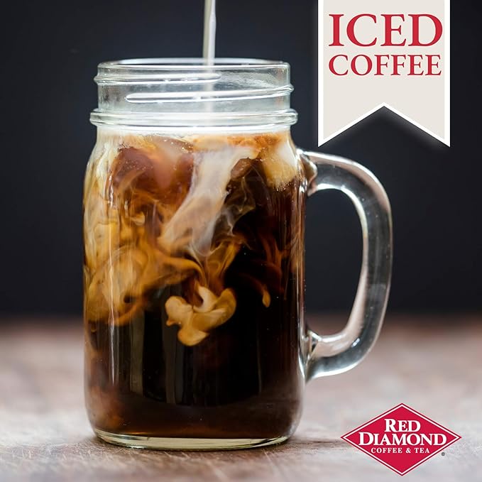 Red Diamond Ground Coffee | 100% Colombian | Medium Roast | Arabica Beans | Hearty &amp Full Flavor | 11 Ounce Resealable Can