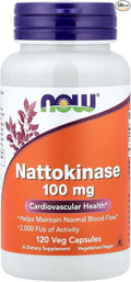 NOW Foods Nattokinase 100 mg 120 VegiCaps