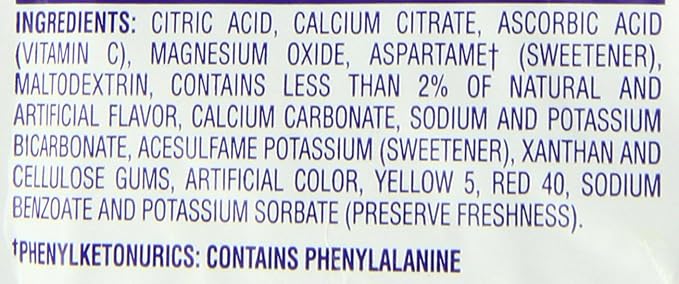 CRYSTAL LIGHT Single Serve Sugar-Free Sunrise Orange Powdered Mix 1.8 oz. Packet (Pack of 12)