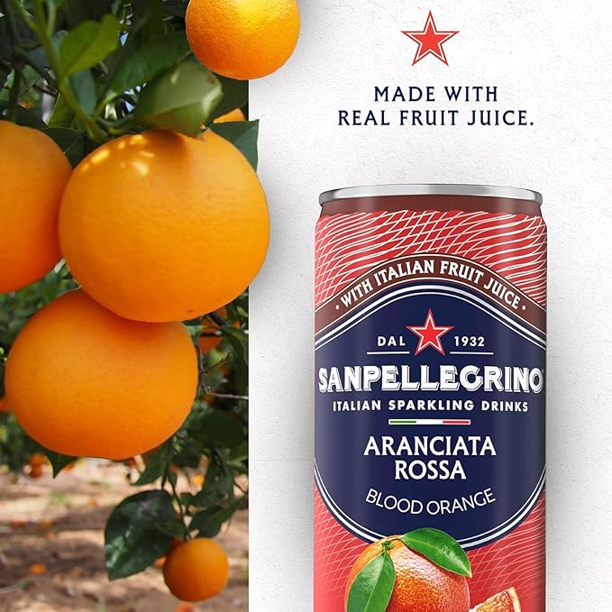 San Pellegrino Sparkling Fruit Beverages Variety Pack - 11.15 Fl Oz Cans (12 Pack)