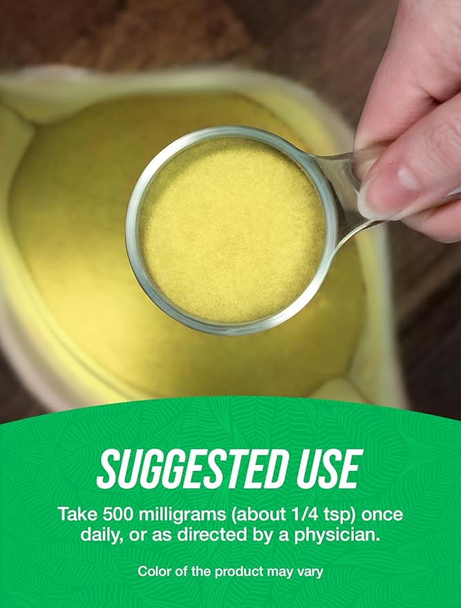 BulkSupplements.com Organic Pineapple Powder - Pineapple Fruit Powder for Flavoring &amp Smoothies - Unsweetened &amp Gluten Free 500mg per Serving 500g (1.1 lbs) (Pack of 1)