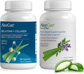 AloeCure Aloe Vera Capsules 2 Pack - VeraFlex 1btl Melatonin+Collagen 1btl