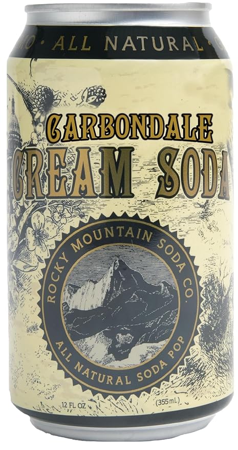 Rocky Mountain Soda Carbondale Cream Can 4-Pack 48 fl oz (Pack of 6)