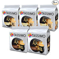 Tassimo Coffee L'OR XL Selection - L'OR Classique XL &amp Intense XL - 5 Packs (80 Servings)