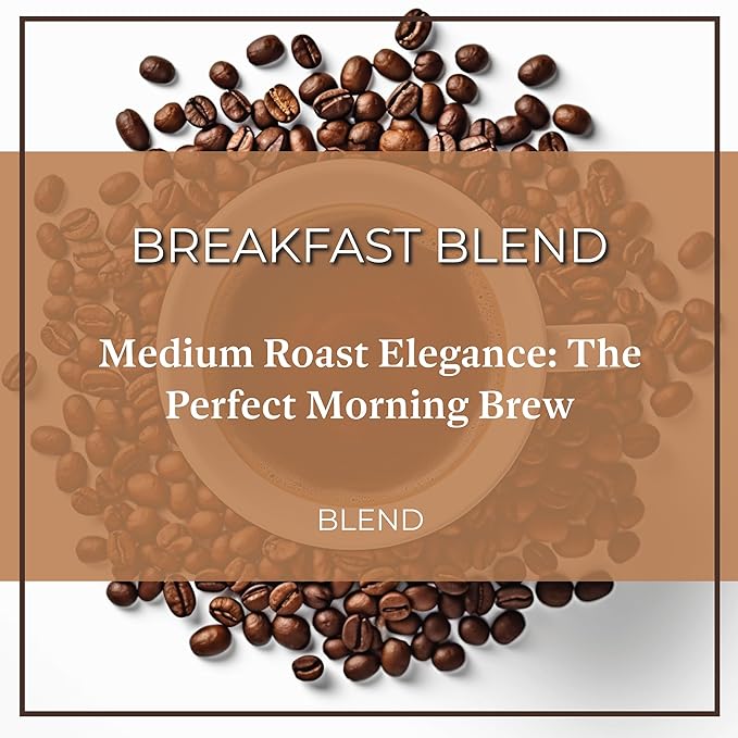 San Diego Coffee Breakfast Blend Medium Roast Whole Bean Coffee 16-Ounce Bags (Pack of 2) Café en grano tostado