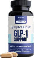 Natural GLP-1 Supplement Support Vitamin for Digestive Comfort and Energy Levels with Pre and Probiotics Vitamin D3/B12 Chromium and Ginger Root – 60 Capsules (30 Day Supply)