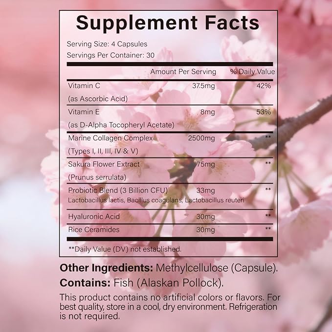 Women's Vaginal Probiotic Supplement for Intimate Health &amp pH Balance | with Hyaluronic Acid Multi-Collagen Vitamin C | Supports Comfort Moisture &amp Antioxidant Defense | 120 Capsules (1)