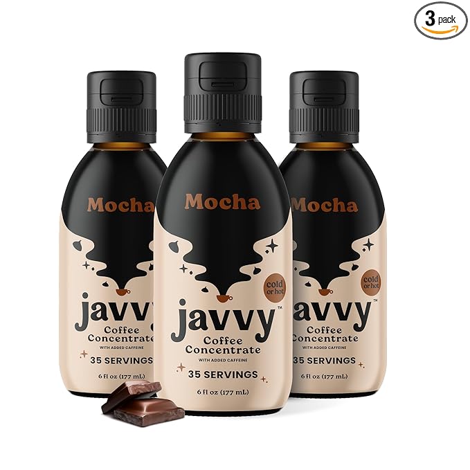 Coffee Concentrate - Cold Brew Coffee Perfect for Hot or Iced Instant Coffees Hot Drinks Cold Brew Concentrate 3 Pack - Mocha