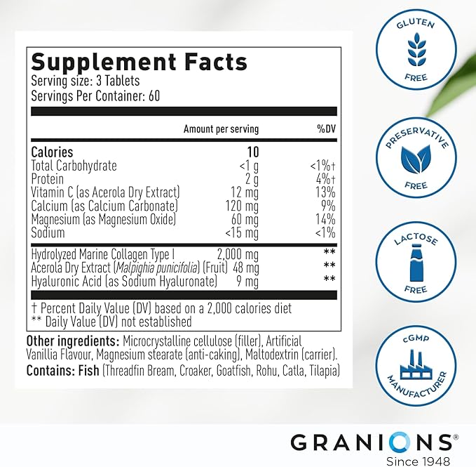 Granions Collagen Complex Calcium Magnesium and Collagen Complex CoQ10 Wellness &amp Beauty Bundle