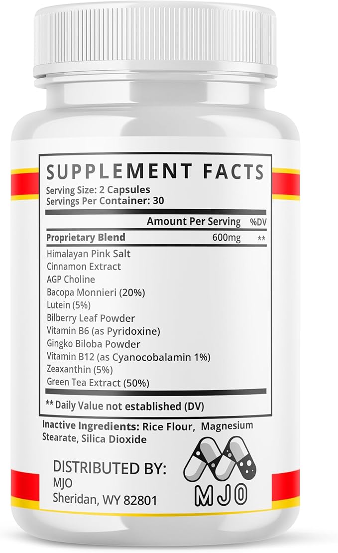 Vismax Revive Capsules Official VismaxRevive Vision Support Supplement with All Natural Ingredients Advanced Eye Health Formula and Vision Vitamin Supporting Wellness Naturally (60 Capsules)