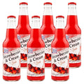 Rocket Fizz Melba's Fixins Strawberries &amp Cream Soda Flavor | Cane Sugar | Craft Soda Pop Drinks | 12 oz in Glass Bottle (6 Pack)