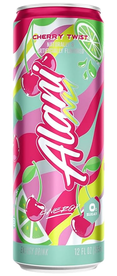 New Alani Sugar Free Energy Drinks Variety Pack Low Calorie 12 oz (8 Pack)