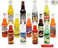 Generic Lester's Fixins Soda | 12 Pack of Unique Weird and Unusual Flavors of Food Soda Pop with Real Cane Sugar | 12 oz Glass Bottles in a Mixed 12 Pack Sampler with Crazy Soda Pop Bottle Opener