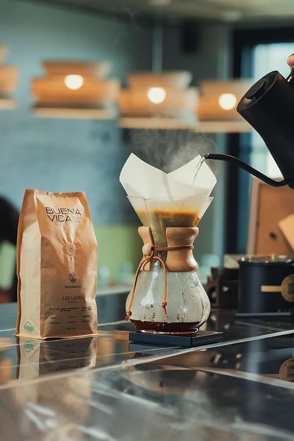 Buena Vida Speacialty Coffee - Las Lajas Ground Yellow Honey - Costa Rican Regenerative Coffee (12 oz)