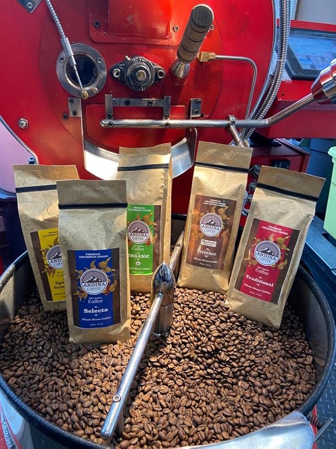 Colombian Dark Premium Roast - Ground Coffee - Low Acidity - 1Pound (5Lb)
