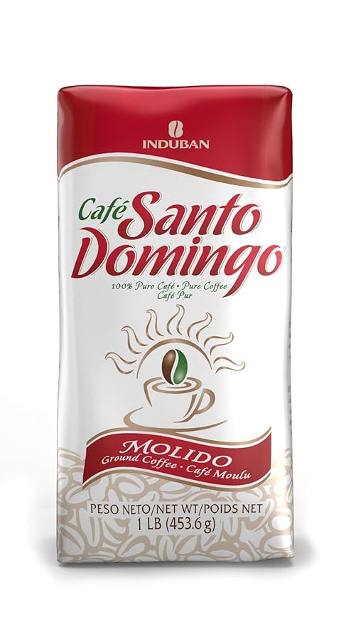 Santo Domingo Coffee 16 oz Bag Ground Coffee - Product from the Dominican Republic… (Pack of 3)