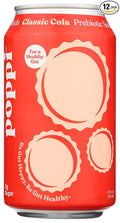 Poppi Prebiotic Soda Classic Cola For A Healthy Gut 12 Oz (Pack of 12)