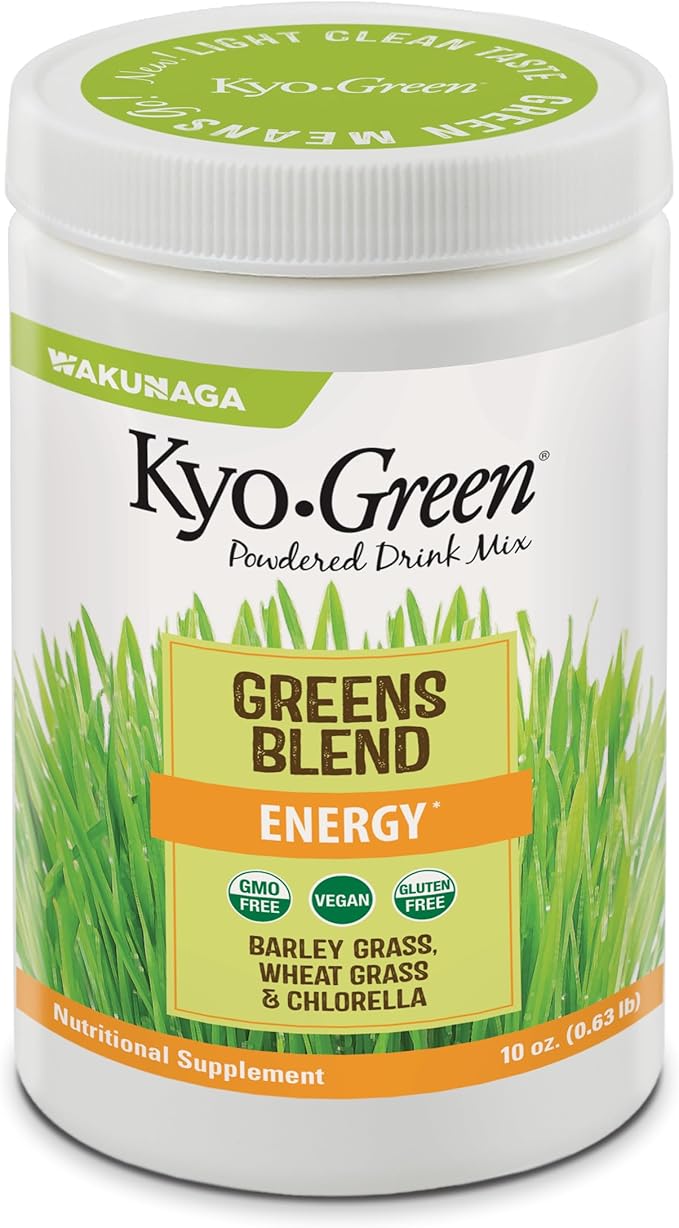 Kyolic Kyo-Green Greens Blend Energy* Powdered Drink Mix 10 oz